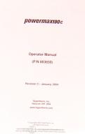 Hypertherm-Hypertherm PowerMax 190c, Plasma Arc Cutting Operations Maintenance and Parts Manual 2004-190c-Powermax-02